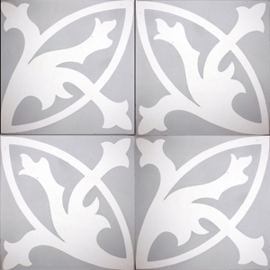 Cement tile matt finish