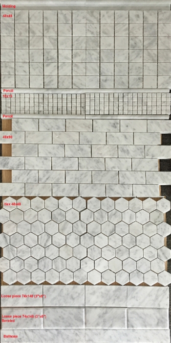 Bianco Carrara Mosaic
